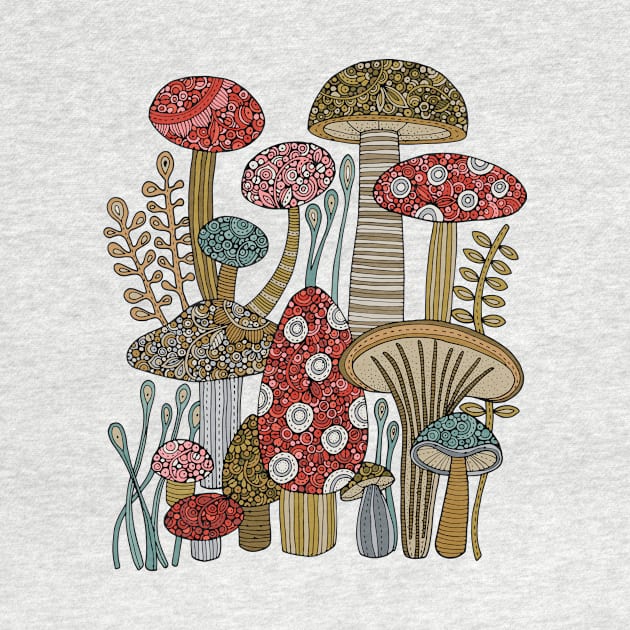 Mushroom Forest by Valentina Harper